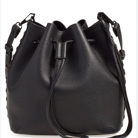 Rebecca Minkoff Handbags - Rebecca Minkoff Pebbled Leather Bucket Bag